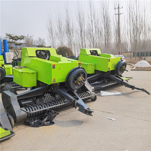 方包捡拾捆草机 自动粉碎方捆机 农业秸秆打捆机