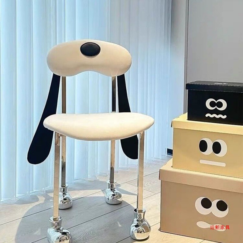 Second-Hand Dog-Shaped Chair, Designer Creative Dining Chair, Personalized Makeup Chair, Home Bedroom Chair with Backrest, Internet Celebrity Children's Cartoon Chair Second-Hand Dog-Shaped Chair, Designer Creative Dining Chair, Personalized Makeup Chair, Home Bedroom Chair with Backrest, Internet Celebrity Children's Cartoon Chair