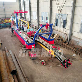 小型8寸绞吸式清淤船出/口缅甸，货源充足，厂家优惠直销。