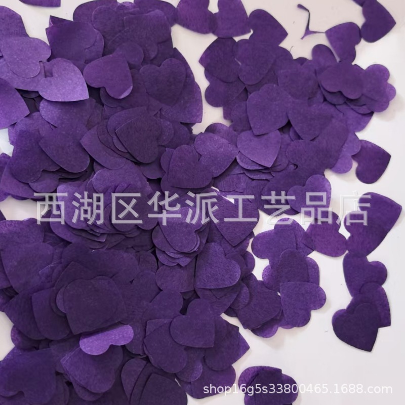 10g colorido 2.5cm confeti de amor fiesta de bodas de San Valentín sosteniendo pétalos globos transparentes relleno de bola de olas