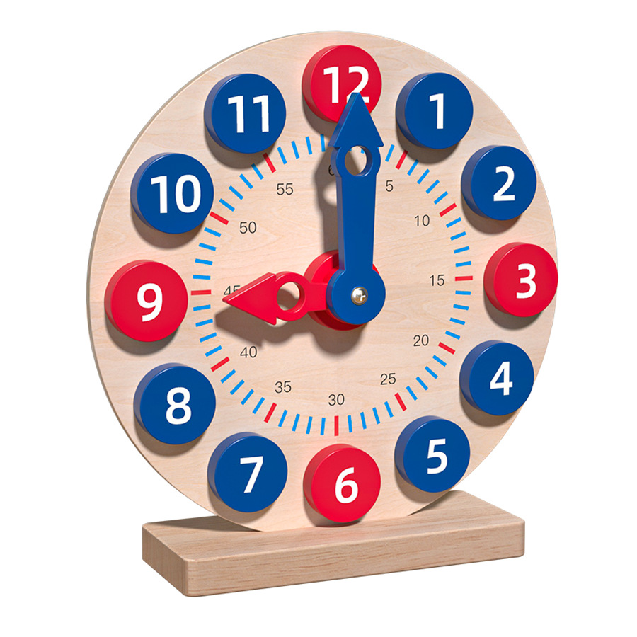 Reloj de aprendizaje de los niños ayudas didácticas kindergarten reloj de aprendizaje y tiempo modelo cognitivo estudiante de escuela primaria juguetes digitales