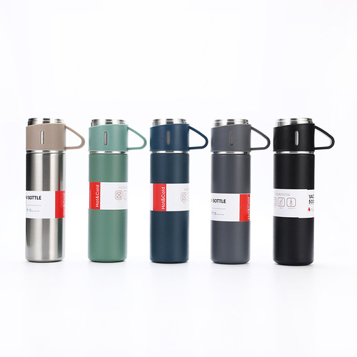 High-end Business Gift Set Cup Gift Activity Stainless Steel Insulated Cup Tea Companion Gift Basket Wholesale
