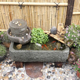 ��ʯ��ʽ�쾰ʯĥ�~��ͥԺ��ˮ�[��ѭ�hˮ���@�b��̨�~��ˮ��