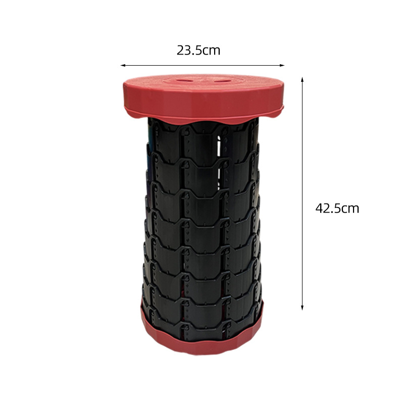 Transfronterizo arco iris casero taburete plegable taburete de pesca portátil al aire libre ajustable altura de viaje silla plegable