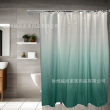 厂家供应新品PEVA浴室浴帘卫生间淋浴隔断帘子干湿分离门帘防水