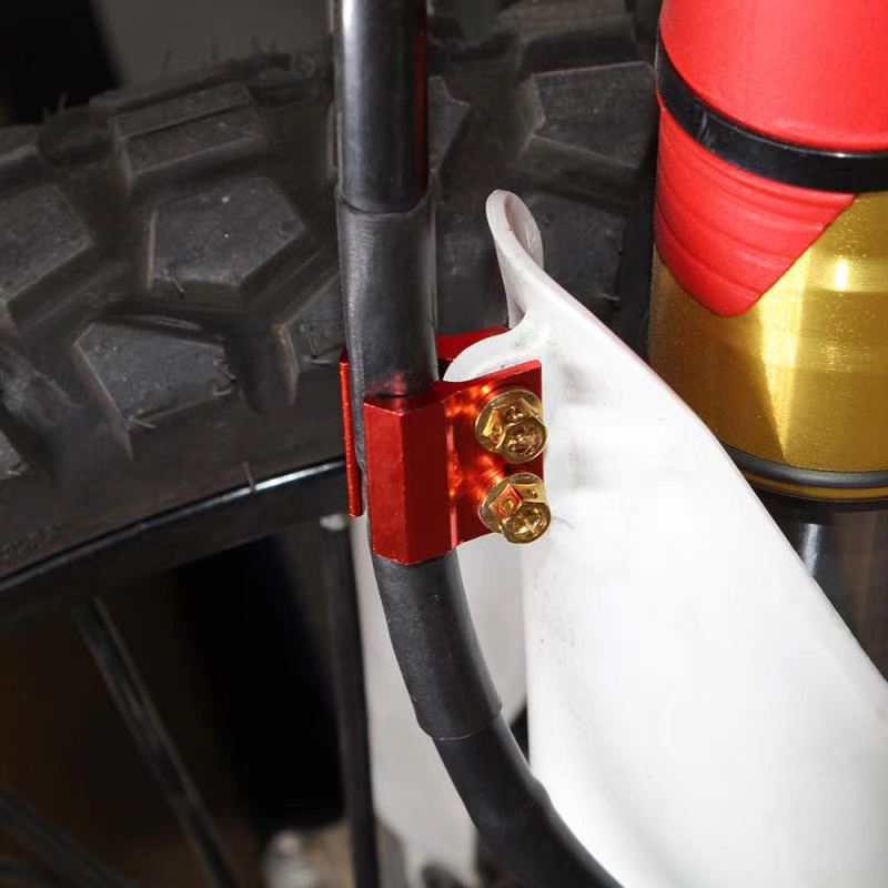 Off-road motorcycle modified CNC accessories CRF/CR125/250/450R aluminum alloy wire clamp pipe fixing clamp