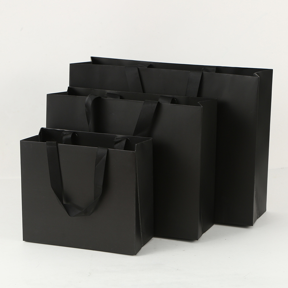 Bolsas de mano sin cintura, bolsas de papel de cartón blanco, bolsas de regalo, bolsas de regalo, bolsas de compras al por mayor