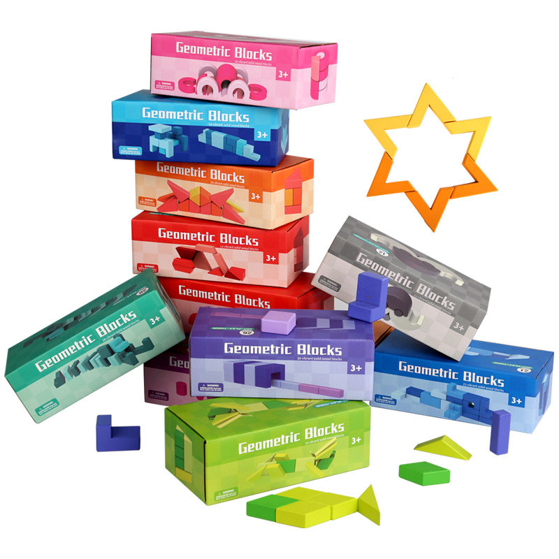 12 bloques de construcción creativos de color para niños para mejorar la coordinación mano-ojo y el pensamiento activo