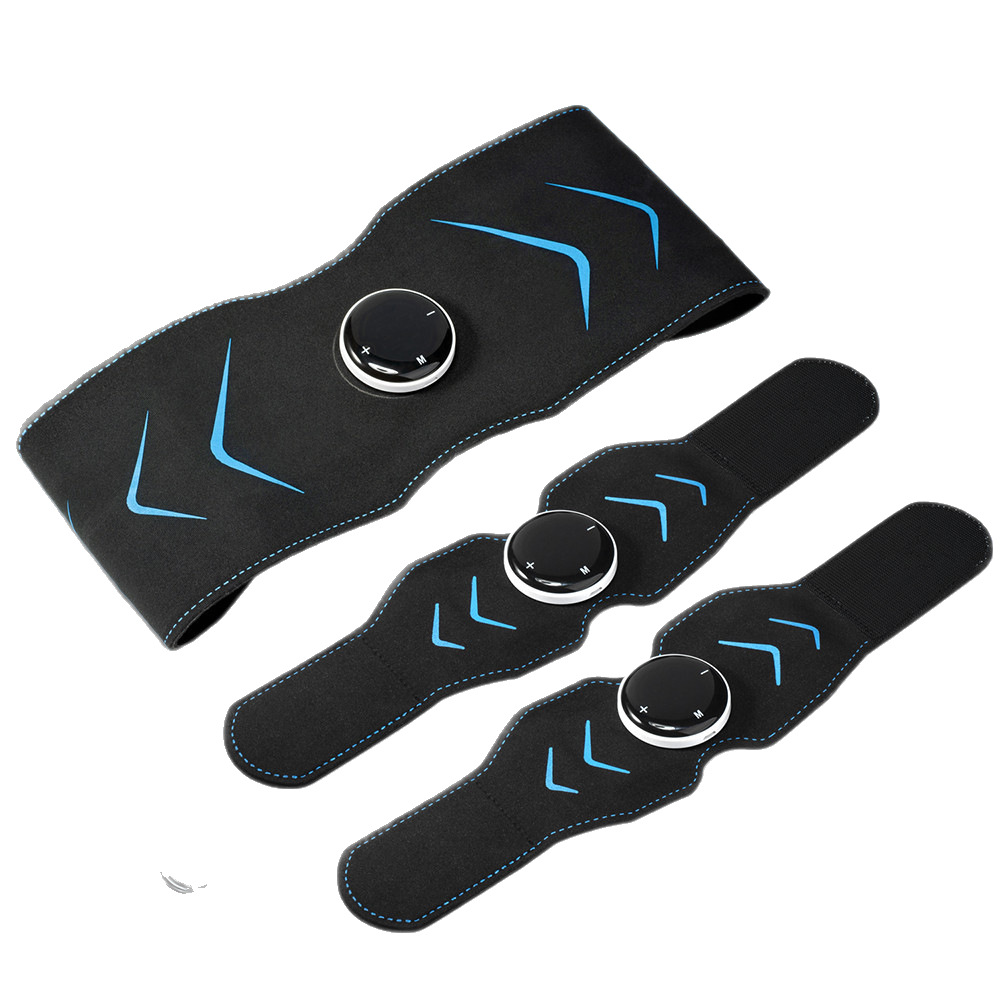Cinturón de masaje por pulsos con pantalla táctil EMS para entrenamiento muscular abdominal, ideal para quemar grasa y moldear el cuerpo en casa.