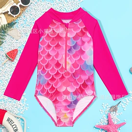 儿童表演服;儿童泳衣;三件套泳装