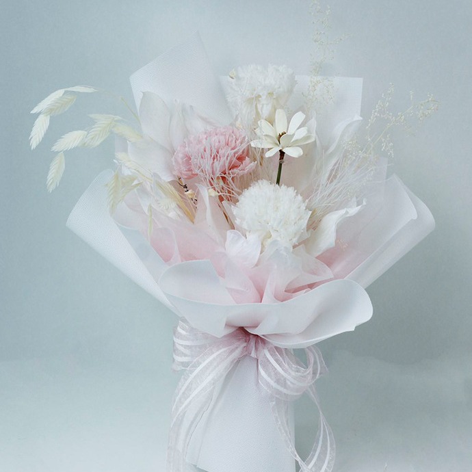 Día de la Madre amazónico flores secas flores verdaderas flores eternas flores de regalo bouquet de claveles bouquet