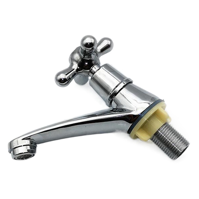 98 single water basin faucet 96 small desktop washbasin single cold faucet copper core plum blossom wheel small desktop faucet