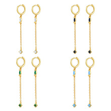 S925�yᘚW�����N���ԕr��朗l��ɫ�ʯ����Ů�nʽ���K���s���Ʒ