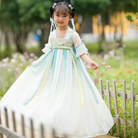 童汉服;童套装;汉服套装