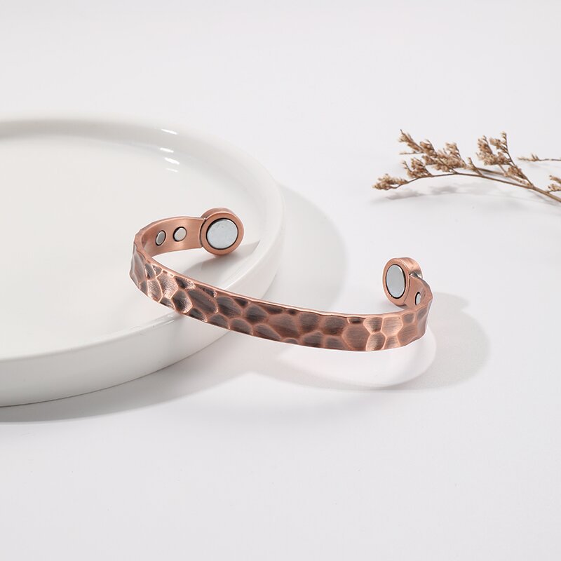 retro magnetic copper women's bracelet