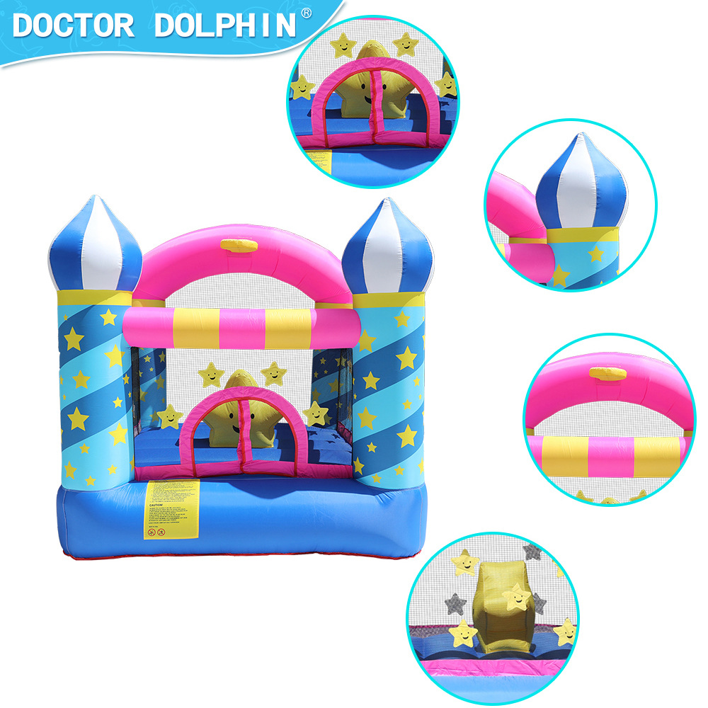 Pequeña cama de salto inflable para niños de interior y exterior, castillo de fiesta, casa, pequeño tobogán inflable, cama de salto, castillo, parque de atracciones