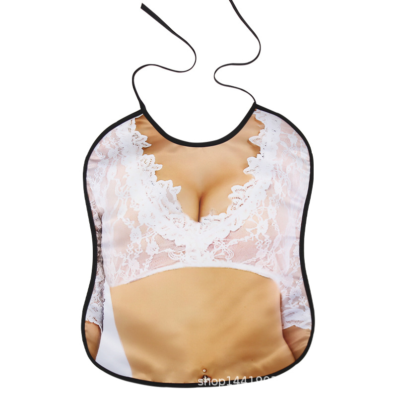 Fabricante en stock suministro adulto babero personalidad creativa divertido Reunión Anual partido spoof props olla caliente tienda invitado