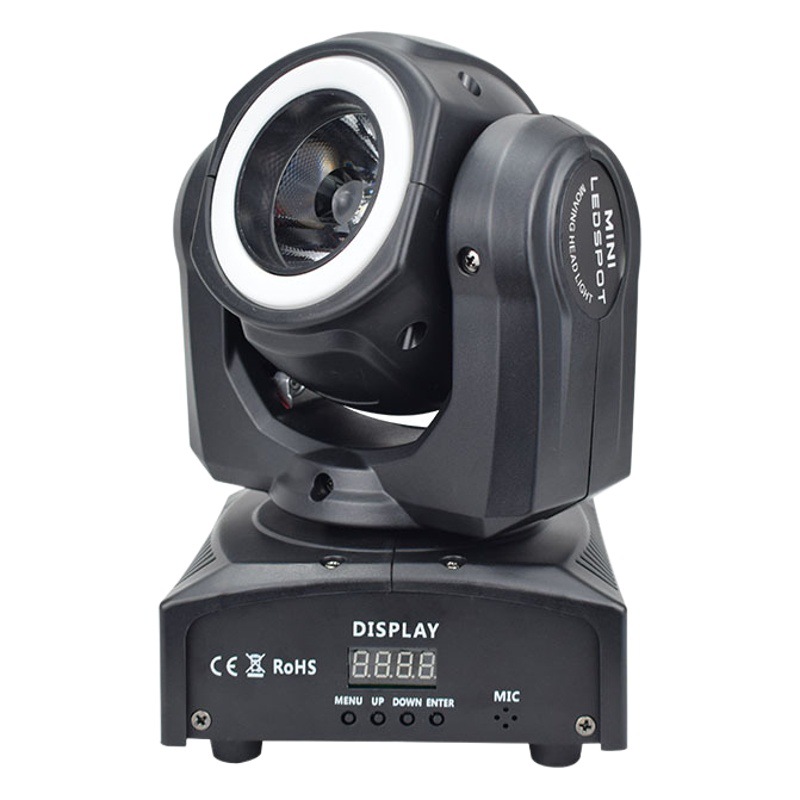 Luz de haz móvil KTV con apertura giratoria, luz LED con patrones, equipo de iluminación de escenario, juego completo, luz de ambiente para sala privada
