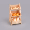Light wood shelf + 15 desserts