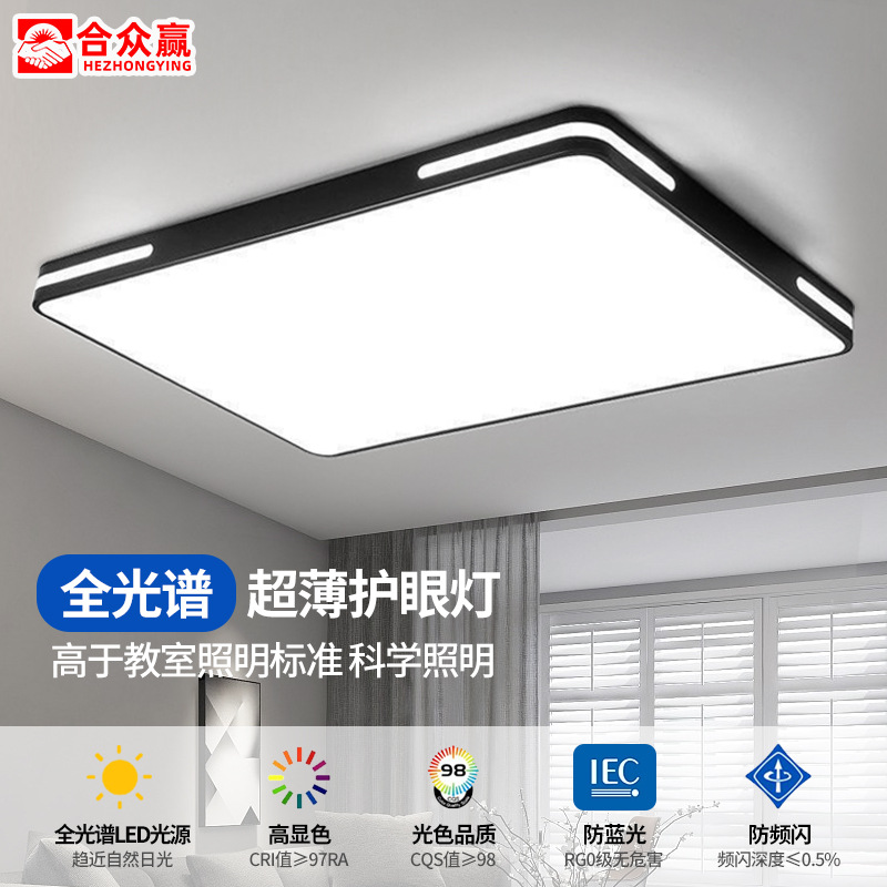 Hetzhiyin Anti-Blue Light Ceiling Lamp, Customized for Living Room and Master Bedroom, Led Lighting for the Whole House, One Piece Can Be Ordered, Eye Protection