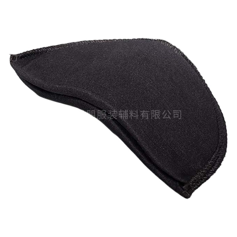 Clothing accessories shoulder pad manufacturers encryption cloth sponge shoulder pad cloth shoulder cotton sponge shoulder pad black and white