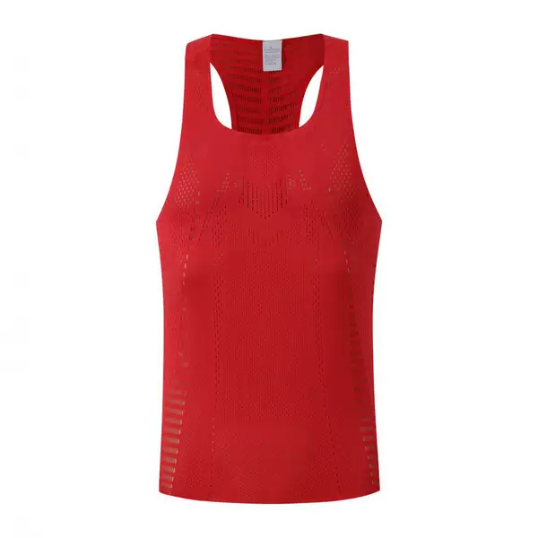 Cross-Border Quick-Drying Seamless Laminated Vest Sports Student Running Training Marathon Racing Mesh Competition Suit B2502