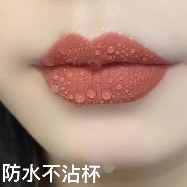新款防水口红不掉色不沾杯持久保湿不脱色滋润显白显气质天然百搭