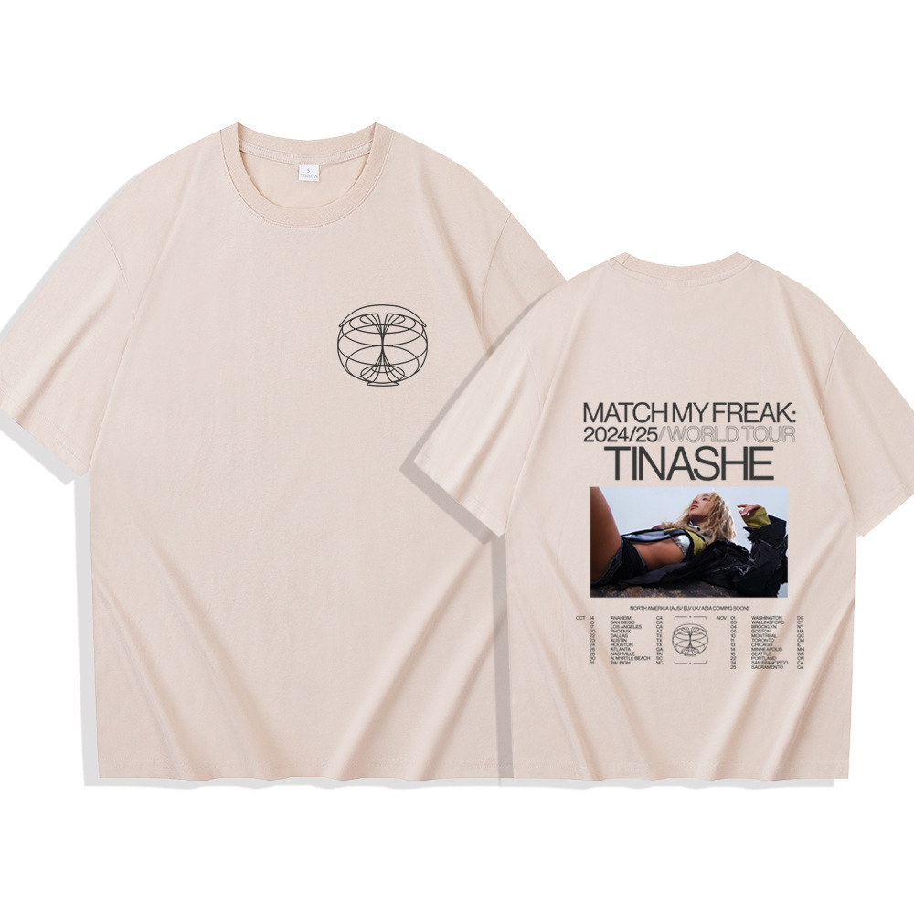 Tinashe Shirt Match My Freak World Tour 2024 Overseas T Shi