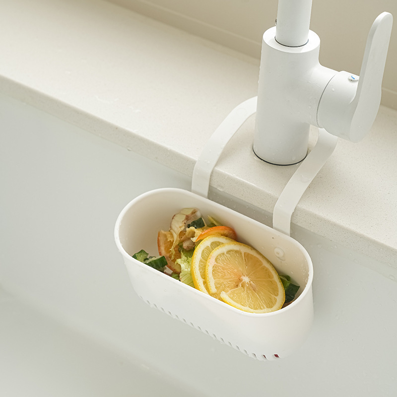 Cross-border household hanging sink drain basket, kitchen sink food residue separator, filter basket, kitchen storage basket