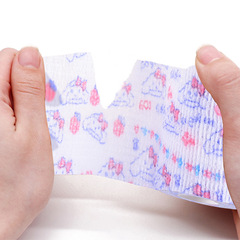 Manufacturer Direct Sale Non-woven Fabric Printed Self-adhesive Bandage Sports Tape Binding Bandage Sports Strapping Elastic Tape