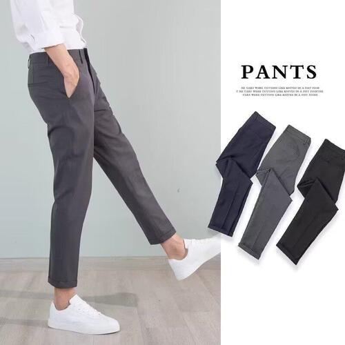 Slim Fit Relaxed Straight Leg Hangeur Men's Casual Pants Spring and Autumn Season Weightless Iron-Free