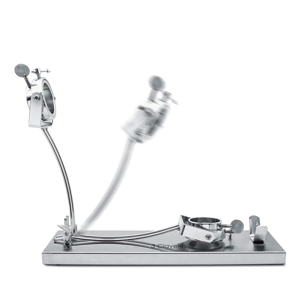 Soporte de exhibición de jamón español de acero inoxidable tamaño pequeño plegable italiano Iberia