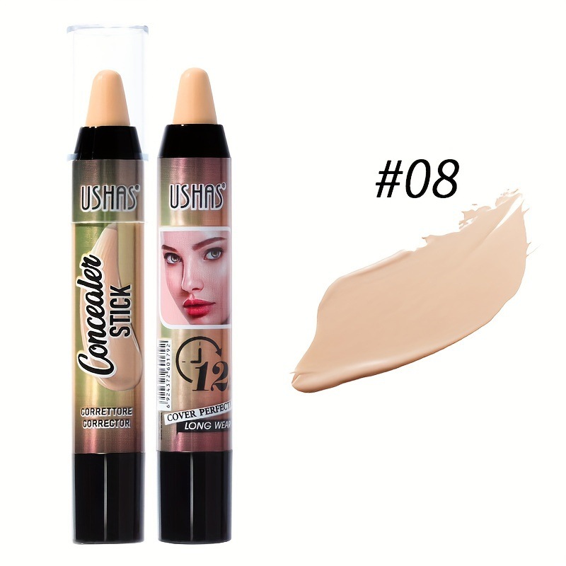 USHAS bloqueador de punto transfronterizo europeo y americano impermeable bloqueador facial contorno de maquillaje estereoscópico TP345B