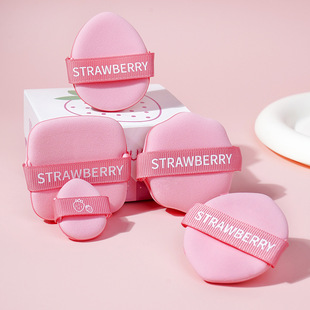 Guo Xiaoniu Strawberry Biscuit Air Cushion Powder Puff Dry and Wet Dual-purpose Foundation Liquid Super Soft No Powder Makeup Artist Cover