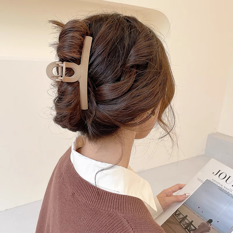 女性用ヘアピン、高級感のある韓国東大門と同じスタイルのヘアピン、後頭部のシャーククリップ、女性用ヘアアクセサリー|undefined