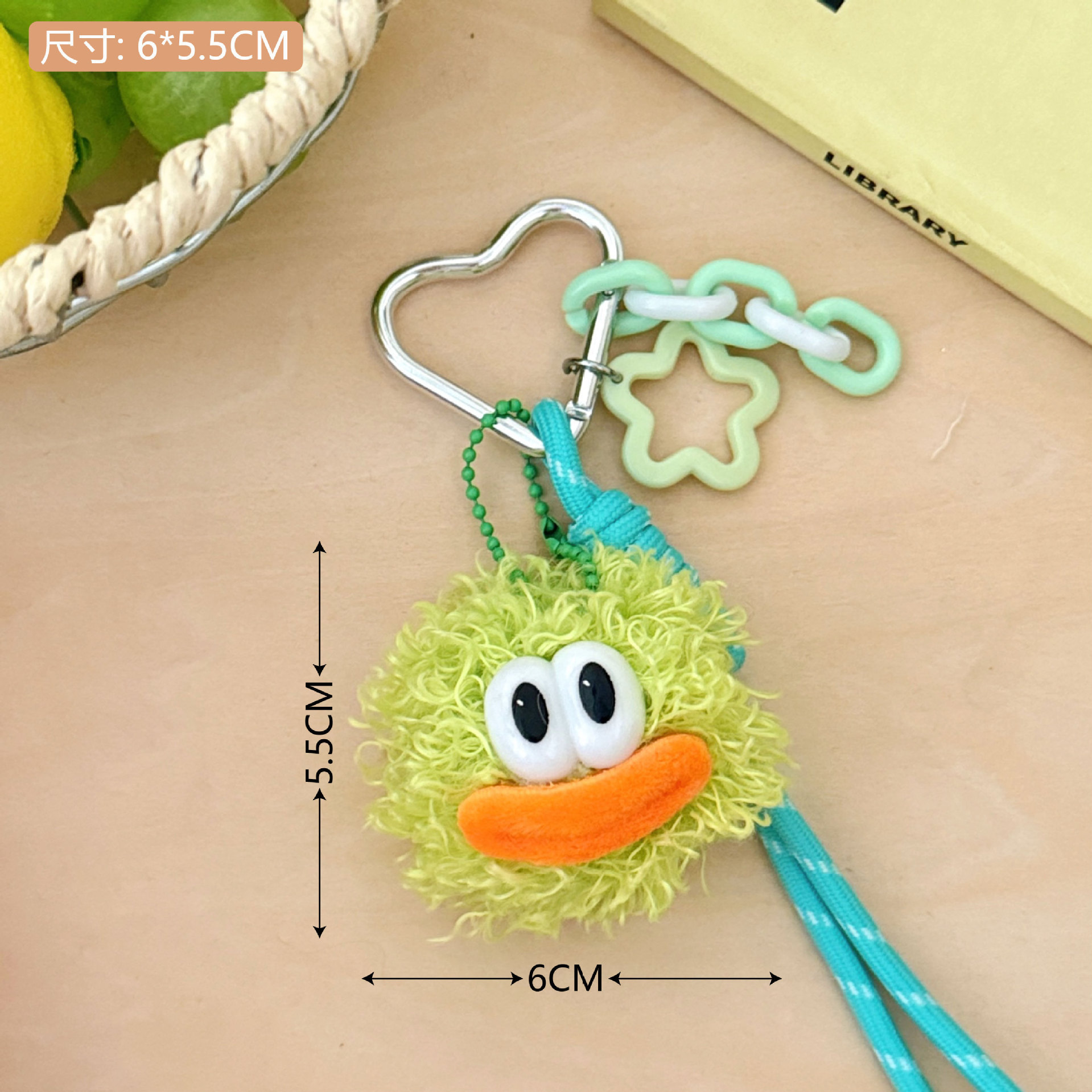 Creativo bolso de peluche muñeca colgante llavero de automóvil colgante universal chica corazón bolso de peluche colgante mayorista