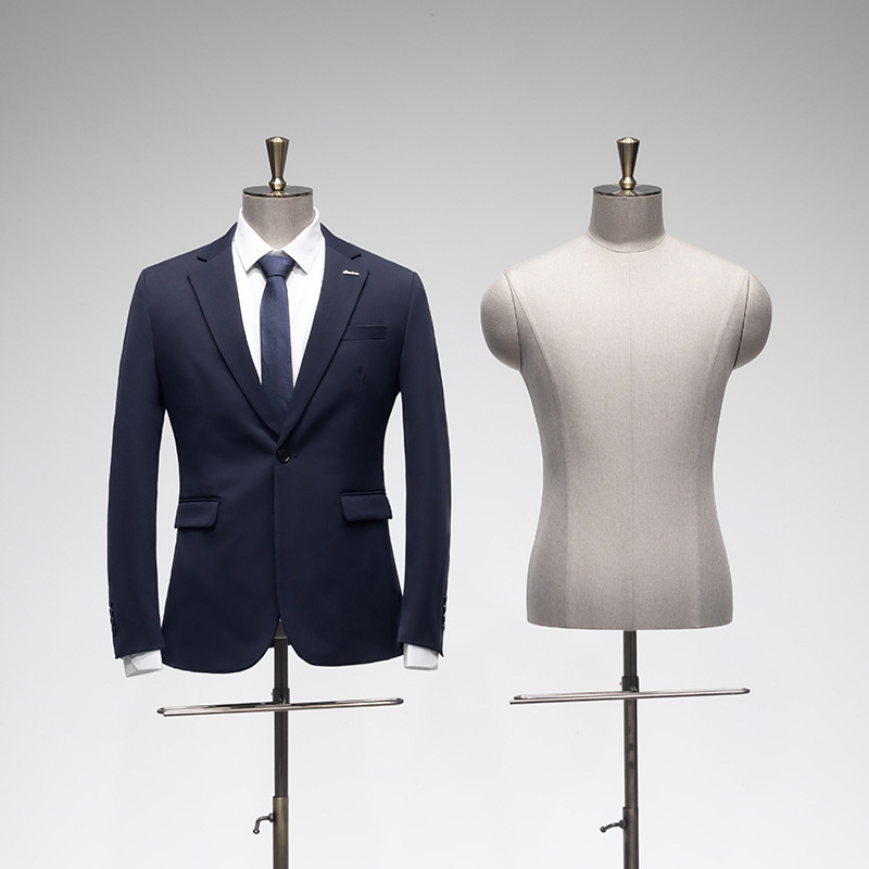 商务西装男模特展示架礼服半身假人台服装店模特道具展示架全身