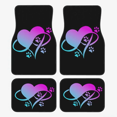 Care For, Four-Piece Set of Driver and, Avtomobil döşəmə paspasları - new-temu-floor-mat-32-33444468cm-two-pieces-each