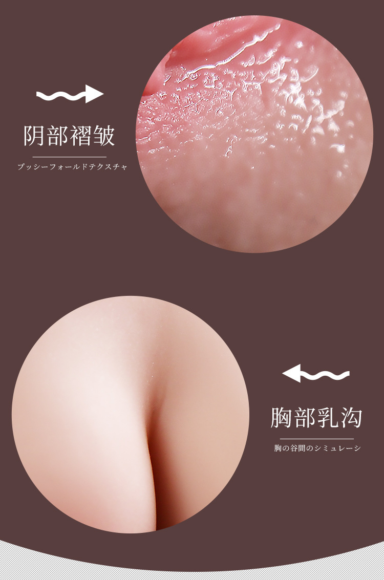 Jiuai Xiao Cangjing Half-Body Male Masturbator with Simulated Vagina, TPE Manual Stroker — detail image 12