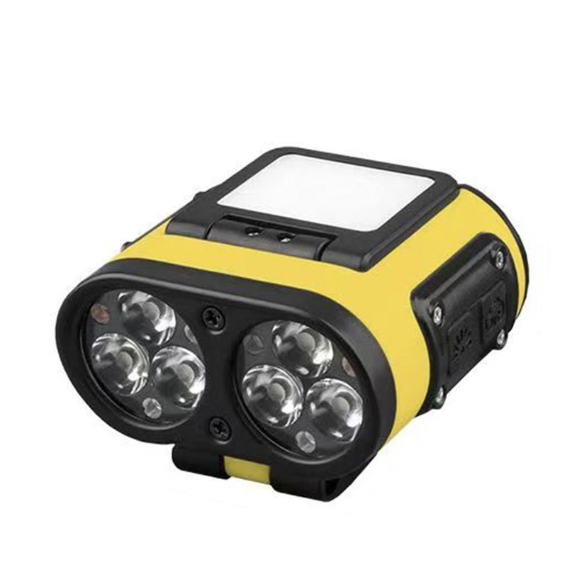 Luz transfronteriza de luz fuerte inducción ajustable de cinco velocidades lámpara de clip de sombrero desmontable luz de alta potencia luz de luz remota al aire libre