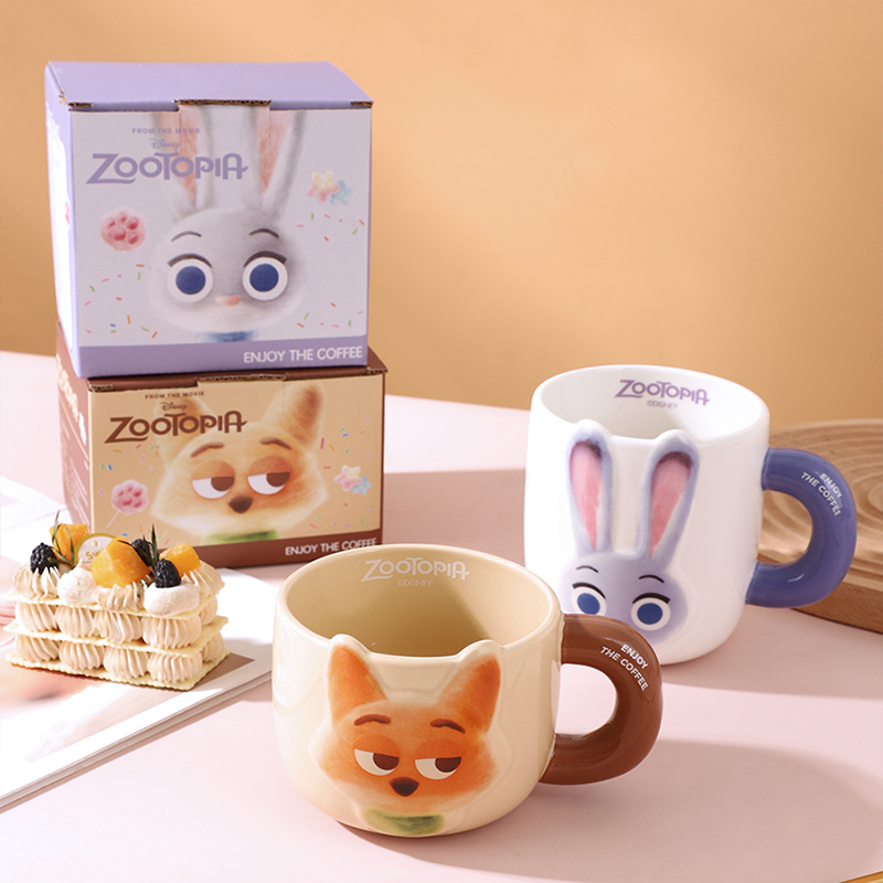 Taza de Disney Crazy Animal City Rabbit Fox CP