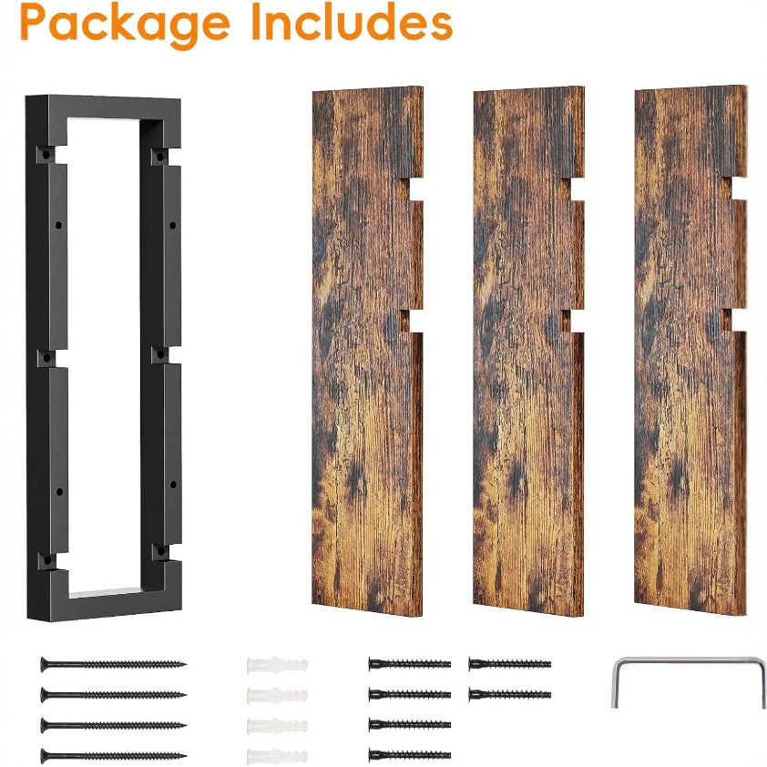 Estantes de pared de madera para estantes de pared de sala de estar domésticos estantería de pared perforada un estante de pared de almacenamiento pequeño estante