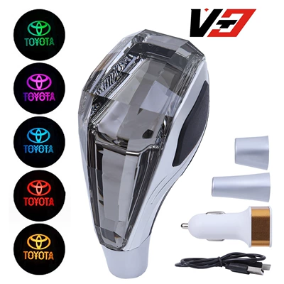 Car Modification Luminous Crystal Gear, Cab and accessories - toyota-gray-crystal-glow