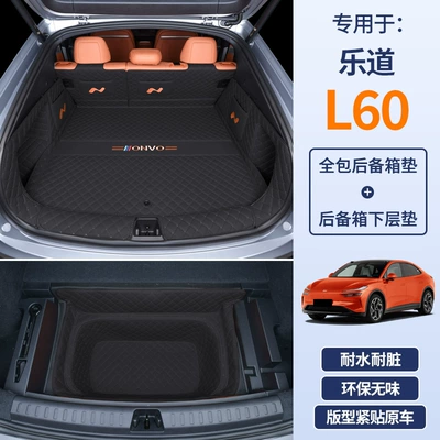 25 Ledao L60 Car Accessories – Trunk Mat - package-4-black-black-line-all-inclusive-trunk-mat-lower-mat-exclusively-for-ledao-l60-using-better-napa-materials