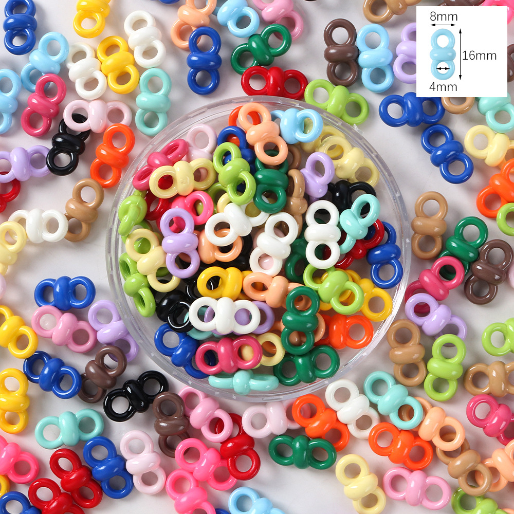 81# Eight-shaped button beads