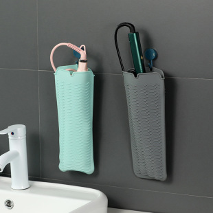 New Wave Silicone Hair Straightener Insulation Cover Hairdressing Non-Slip High Temperature Resistant Silicone Hair Curler Insulation Pad Storage Cover