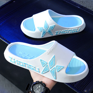 Summer Men's Slippers Fashion Trendy Sports Outdoor Sandals Men's Home Bathroom Thick-Soled Slip-On Slippers Wholesale