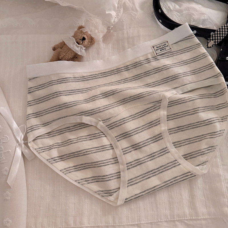 10A Antibacterial Sports Style Girl's Class a Cotton Retro Small American Women's Pure Cotton Underwear Girls' Pure Cotton Extended Crotch 10A Antibacterial Sports Style Girl's Class a Cotton Retro Small American Women's Pure Cotton Underwear Girls' Pure Cotton Extended Crotch