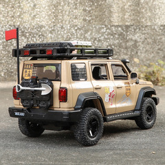 1/24戦車300改造版合金自動車模型模擬オフロード車音光玩具車金属ジープ
