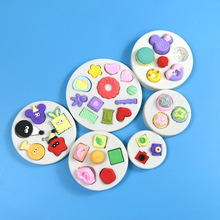 翻糖蛋糕装饰模甜甜圈马卡龙饼干硅胶模捏捏乐模手工皂模石膏模具